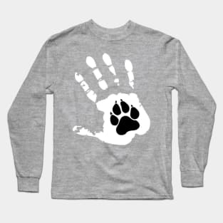 Dog Human Paw Long Sleeve T-Shirt